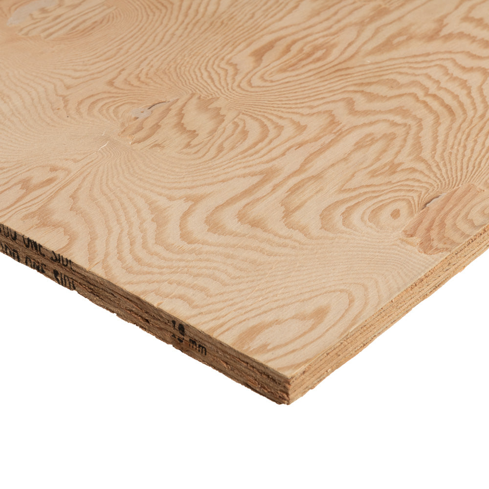 Contreplaqués de BC Fir construction, fini 1 côté - 4' X 8'