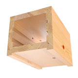 Ensemble de fausse poutre réversible en pin noueux - Interbois