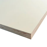 Panneau en mélamine crème avec âme en merisier Baltique, Panomel - 3/4'' 4' x 8'