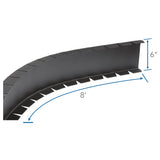 Solive de rive 2" x 6" x 8' courbé noir - Fortress Evolution