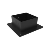 Post anchor bracket black 5 1/2" - Fortress Evolution