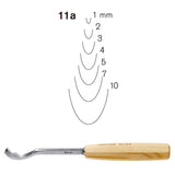 Short Bent Gouges N°11A - Pfeil. Swiss made
