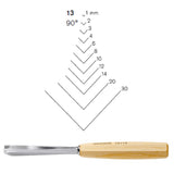Straight Gouges N°13 - Pfeil. Swiss made
