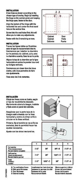Self closing hinge - Richelieu