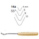No. 14A Angled Gouges - Pfeil. Swiss made