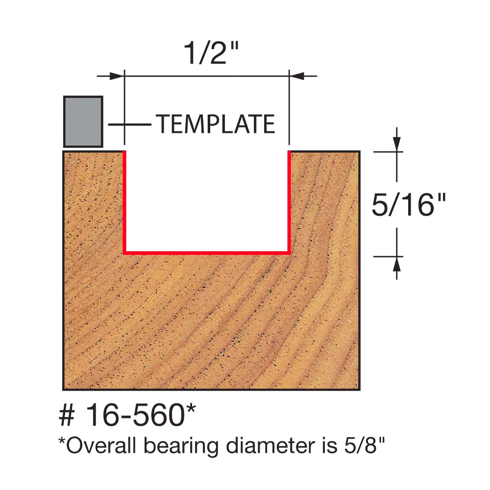 Top Bushing Trimming Router Bits - Freud