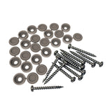 Fasteners kit for decorative panels  - Greige -12 pcs