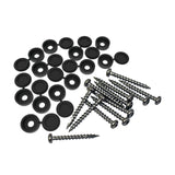 Ensemble d'attaches - Noir - 12 mcx