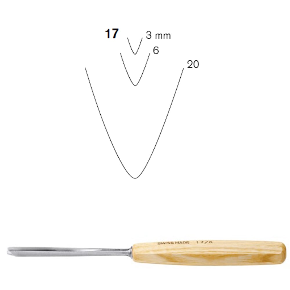 Staehli Gouges N°17 - Pfeil. Swiss made