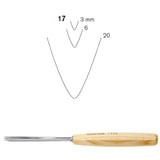 Staehli Gouges N°17 - Pfeil. Swiss made