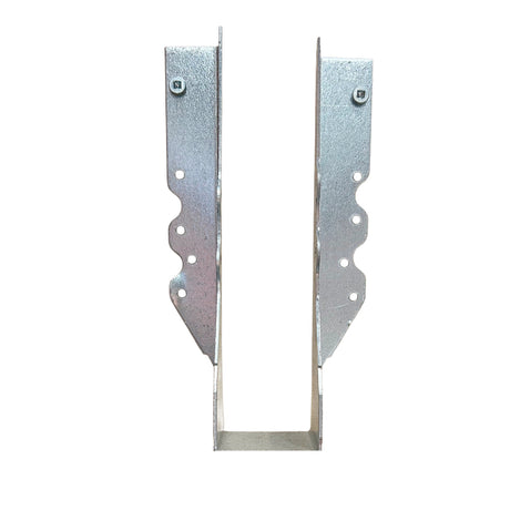 Supports métalliques pour terrasse ou bois d'ébénisterie, fixation robuste avec trous et vis