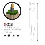 OZ-Post Post Anchor T4-850 (3 1/2") 