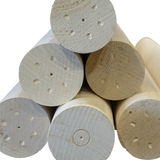 Goujon en bois franc 2 3/4" x 37" (imparfait)
