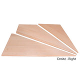 Birch Angle Stair Treads - 3/pack
