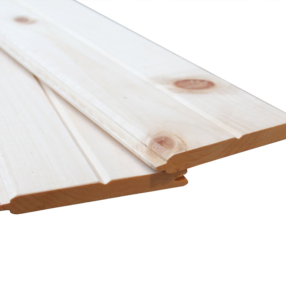 Lambris de pin noueux V-Joint