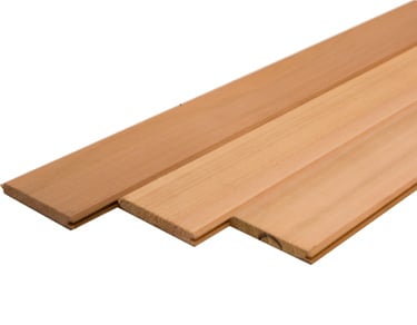Revêtement extérieur en cèdre rouge de l’Ouest – Prestige V-Joint 7/16" x 4"