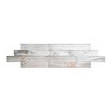 2D Barnwood Tongue & Groove Wall Panelling white pine stainless steel white finish - Interbois