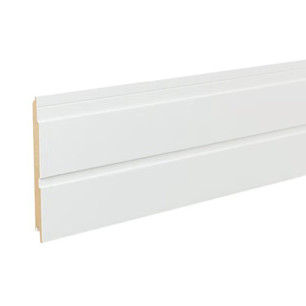 Shiplap-S primed white wall panelling 3/8’’ x 5 ¾’’  13,6 sq ft/pkg