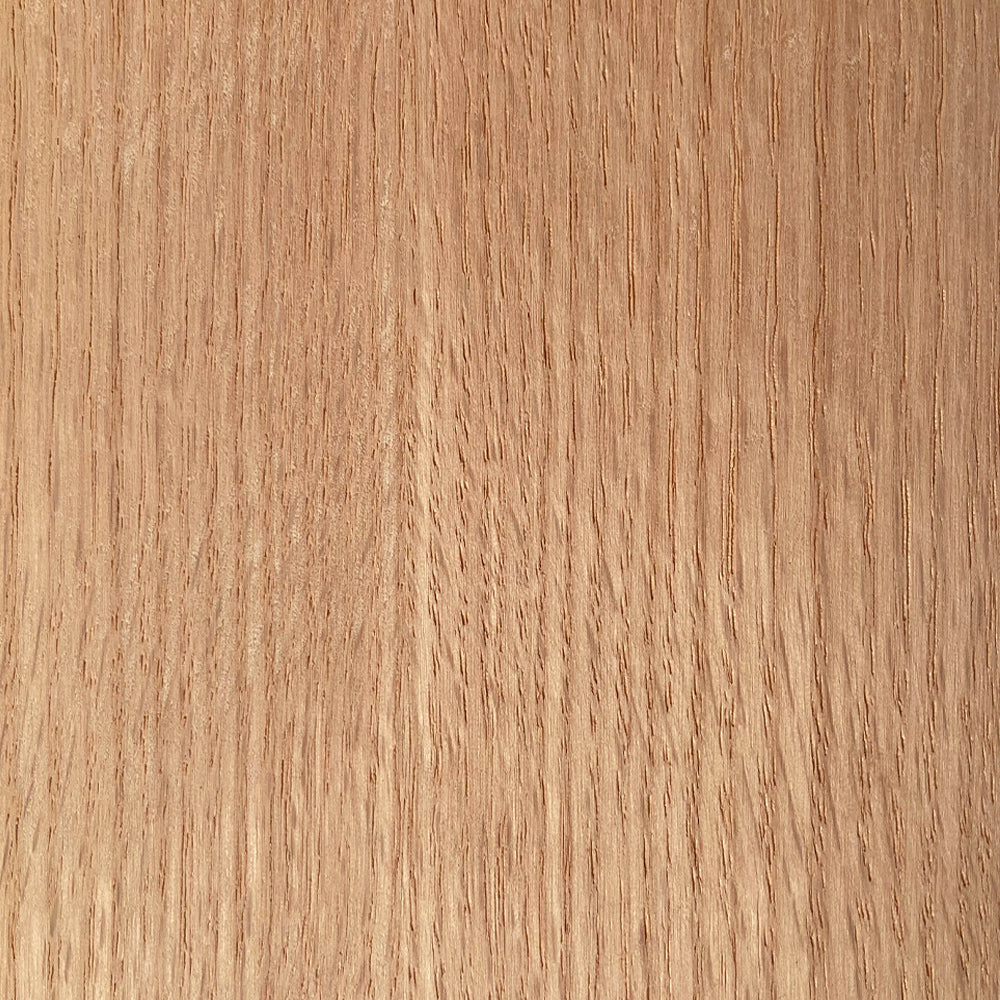 Placage en bois de chêne rouge sur quartier 48"x96"