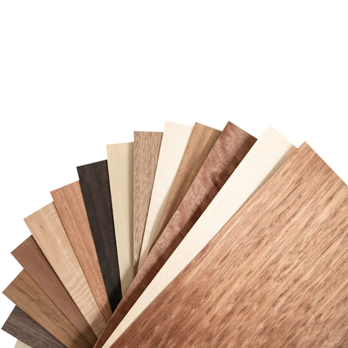 Coupon de placage assorties pour marqueterie. 4,5’’ à 7,5’’ x 12’’ (10 p.c.)