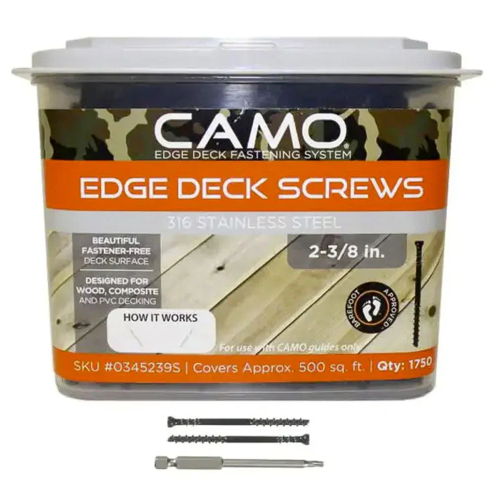 Vis pour terrasse - Acier inoxydable 2 3/8" - Camo