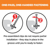 Hidden Deck Fasteners for metal framings - Camo