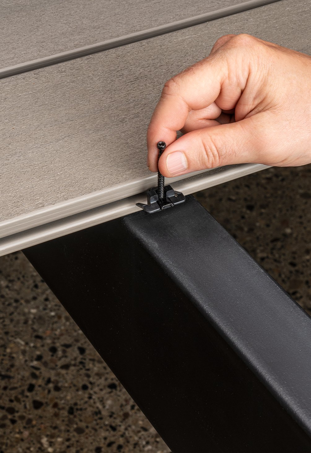 Hidden Deck Fasteners for metal framings - Camo
