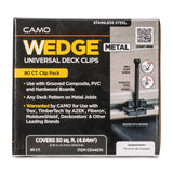 Hidden Deck Fasteners for metal framings - Camo