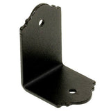 Black Ornamental Brackets 2" x 1 1/4" 