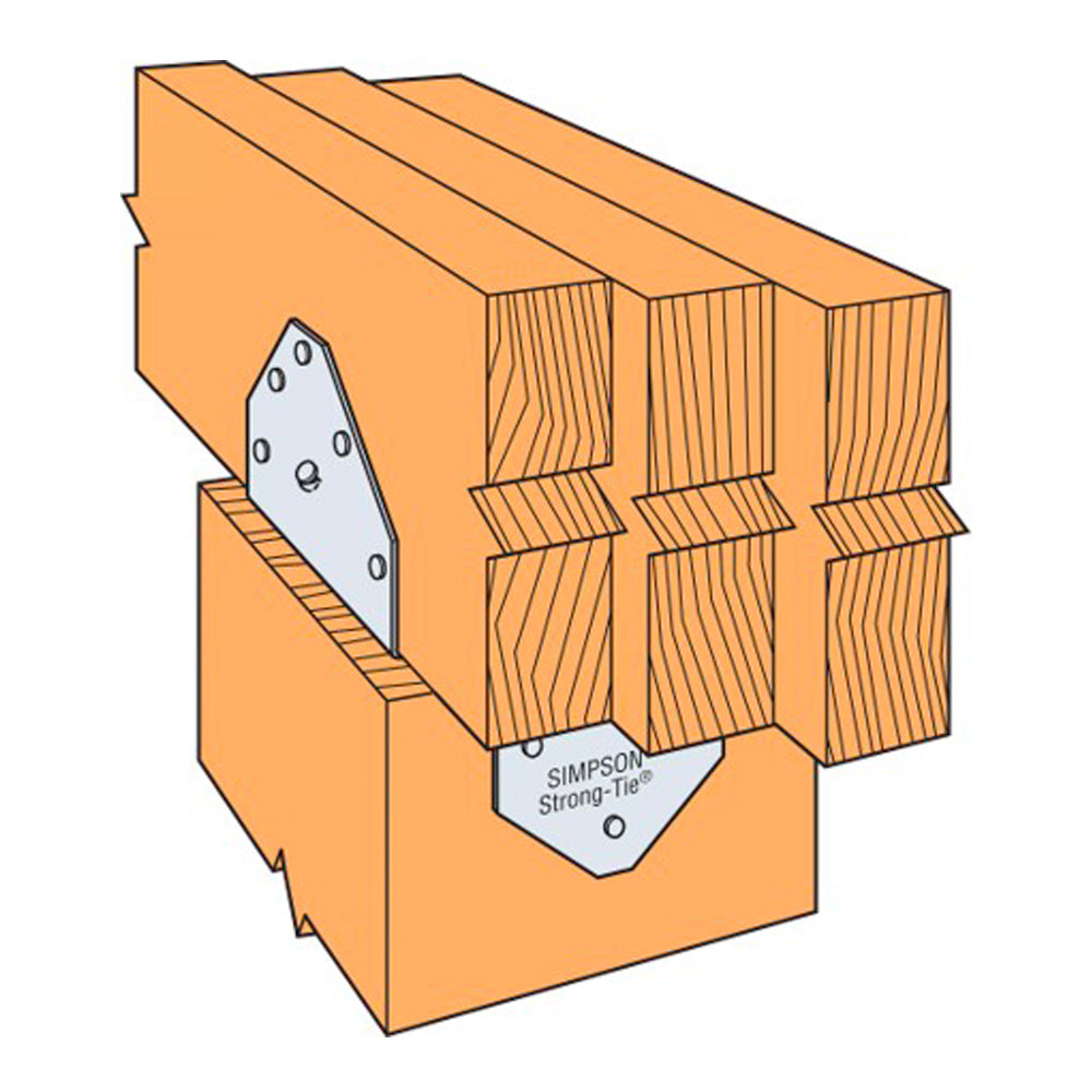 Post beam connector Z-Max 4 5/8’’ x 5 9/16’’ x 4 3/8’’ - Simpson