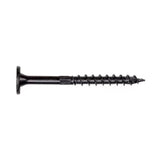 Black 3 1/2" structural wood screw