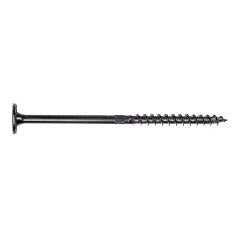 Vis à bois structurelle noire 5 1/2"  12/bte