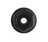 Écrou décoratif noir - paquet de 8