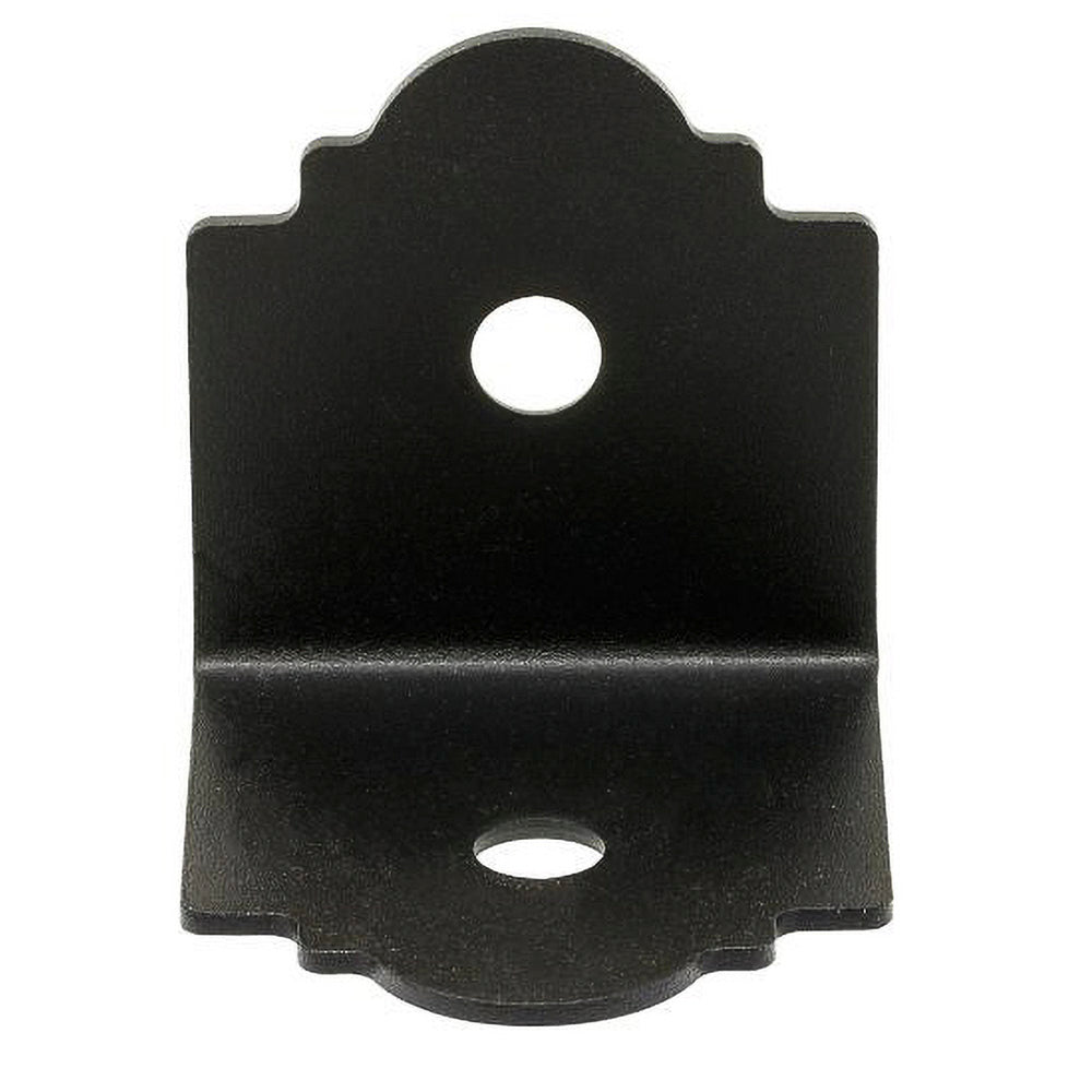 Black Ornamental Brackets for 3" x 3" post
