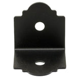 Black Ornamental Brackets for 3" x 3" post