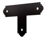 Black T Shaped bracket 3" wide 