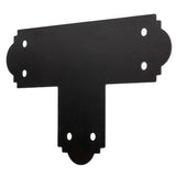 Black T Shaped bracket 5" wide 
