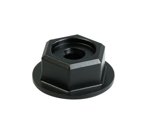 Écrou décoratif noir - paquet de 8