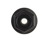 Écrou décoratif noir - paquet de 8
