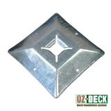 Plaque d'assise OD-T4 pour pieux OZ-Post