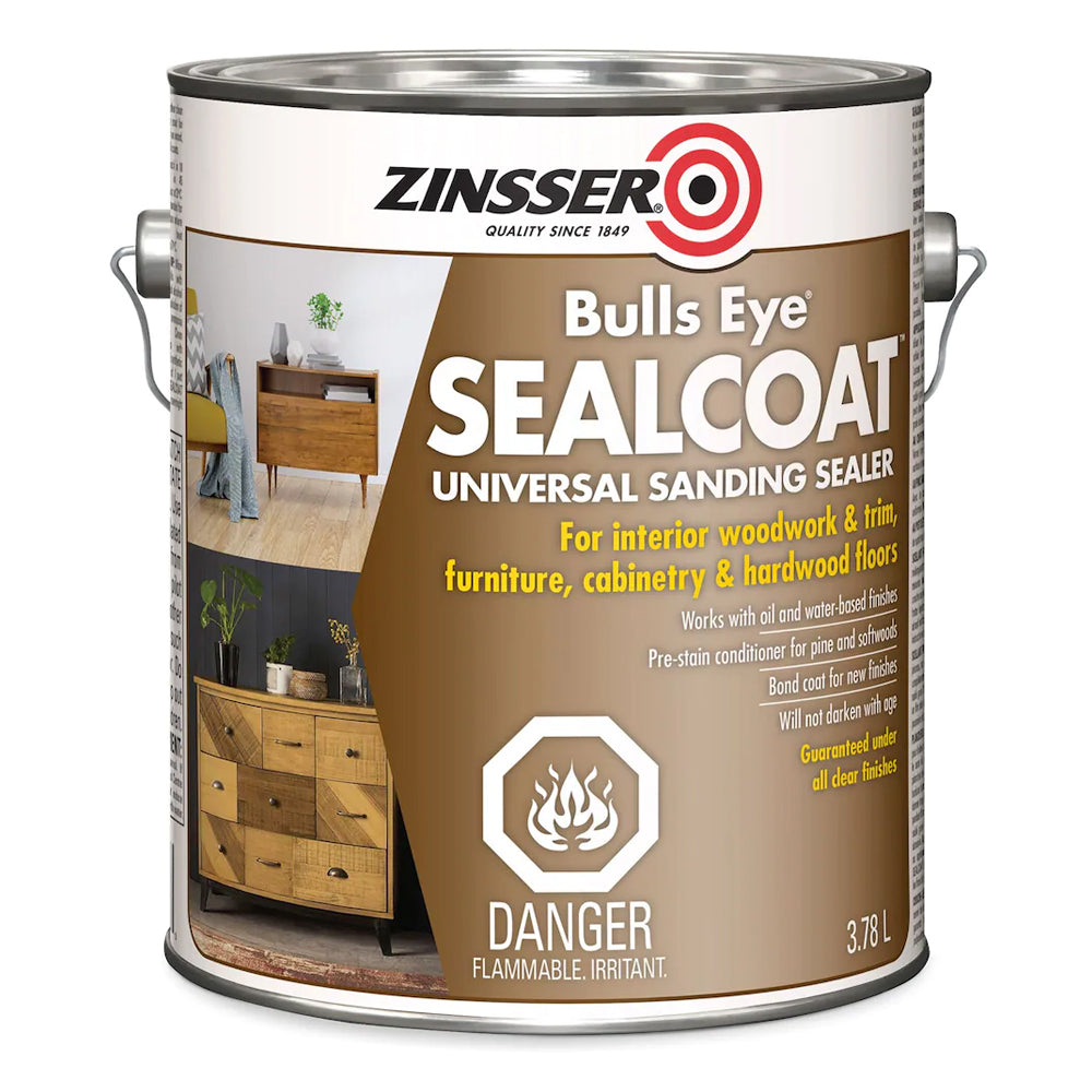 Apprêt à poncer pour bois - Intérieur 3,7L - Zinsser
