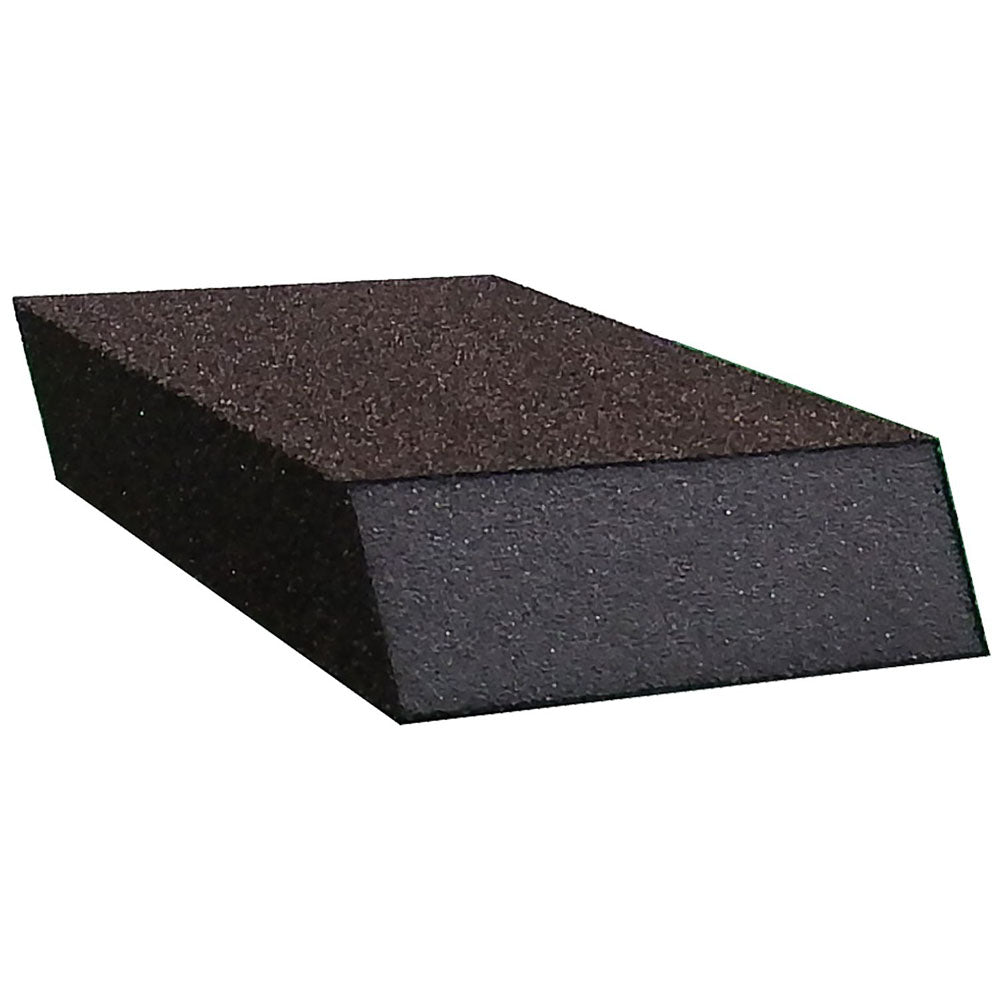 Éponge de ponçage régulière à angle double - Grain moyen
