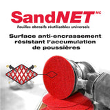 Disque 5" avec tampon de connexion SandNet (10/pqt) - Diablo - Grains 60 à 400