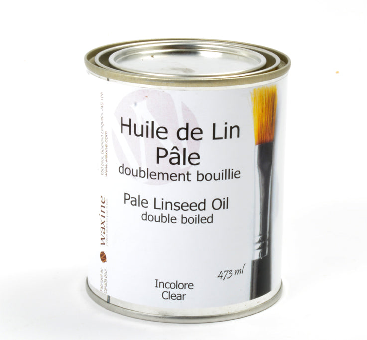 Double Boiled Pale Linseed Oil - 473 ml