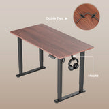 Structure ajustable noir pour bureau - Quadra