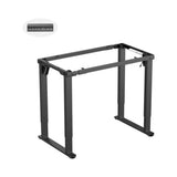 Structure ajustable noir pour bureau - Quadra