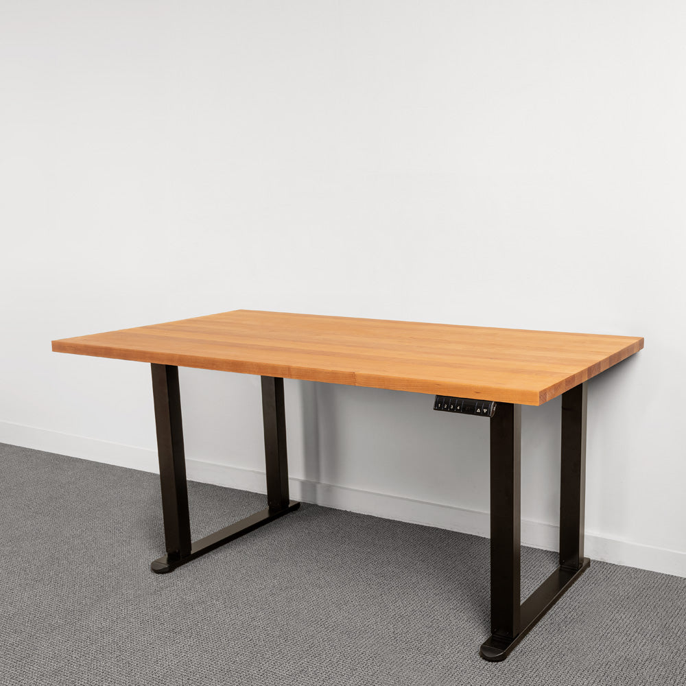 Black adjustable frame for desk - Quadra