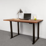 Black adjustable frame for desk - Quadra