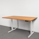 Adjustable white desk frame - Motion II