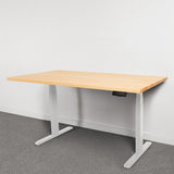 Adjustable white desk frame - Motion II